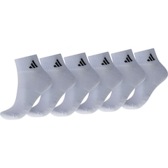 Kit de Meia adidas Sportswear Essentials Ankle com 3 Pares - Foto 2