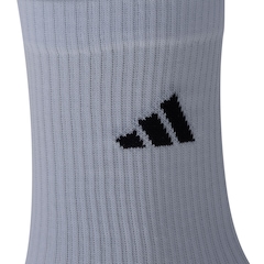 Kit de Meia adidas Sportswear Três Listras Essentials Crew com 3 Pares - Foto 3