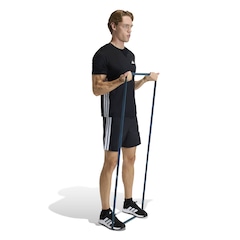 Camiseta adidas Workout Essentials Base 3S - Masculina - Foto 3