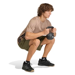 Camiseta adidas Workout Essentials Base 3S - Masculina - Foto 3