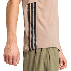 Camiseta adidas Workout Essentials Base 3S - Masculina - Foto 4