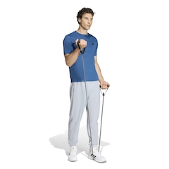 Camiseta adidas Workout Essentials Base - Masculina - Foto 3