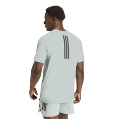 Camiseta adidas D4T PrimeLift 3 Stripes Masculina - Foto 2