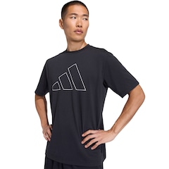 Camiseta adidas Logotipo Workout Essentials Feelready - Masculina - Foto 4