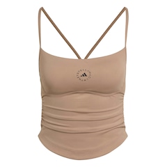 Top Esportivo Cropped adidas by Stella McCartney Studio Spaghetti - Feminino - Foto 1