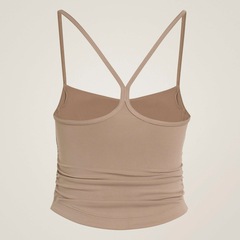 Top Esportivo Cropped adidas by Stella McCartney Studio Spaghetti - Feminino - Foto 13