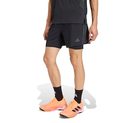 Bermuda adidas Treino Tech Essentials 2 em 1 Masculina - Foto 1