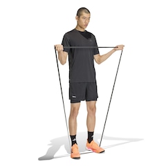 Bermuda adidas Treino Tech Essentials 2 em 1 Masculina - Foto 3