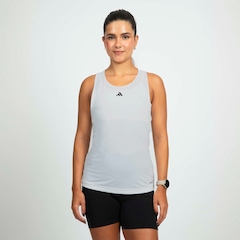 Camiseta Regata adidas Treino Três Listras - Feminina - Foto 1