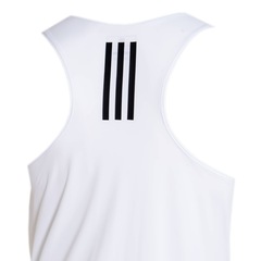 Camiseta Regata adidas Treino Três Listras - Feminina - Foto 4