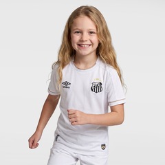 Camisa do Santos I 26/27 Umbro Torcedor Infantil - Foto 4