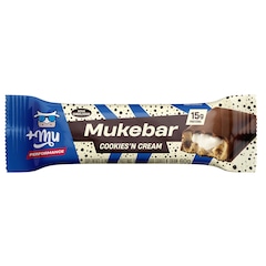 Barra de Proteína +MU Muke Cookies'n Cream - 60g - Foto 1
