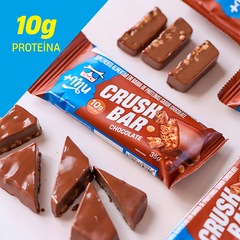 Barra de Proteína +MU Crush Bar 20 Chocolate - 35G - Foto 5