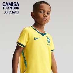 Camisa Brasil Nike I 2026/27 Torcedor Pro Criança - Foto 1