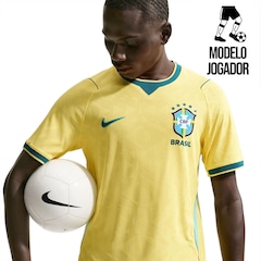 Camisa Brasil Nike I 2026/27 Jogador Masculina - Foto 1