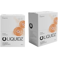 Caixa Liquidz Eletrólitos Suplemento em Pó Tangerina - 84g - Foto 1