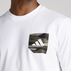 Camiseta adidas Camo Pkt Masculina - Foto 4