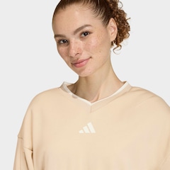 Blusa de Moletom adidas Gola Careca Stadium Feminina - Foto 4