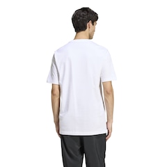 Camiseta adidas Bordado Pequeno Estampa Futebol Masculina - Foto 3