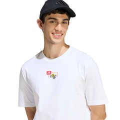 Camiseta adidas Bordado Pequeno Estampa Futebol Masculina - Foto 5