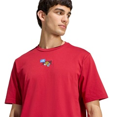 Camiseta adidas Bordado Pequeno Estampa Futebol Masculina - Foto 3