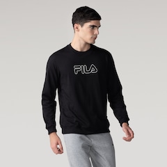 Blusão Fila LS Letter Outline Light Masculino - Foto 2