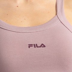 Camiseta Regata Fila Ribbed Letter Feminina - Foto 4