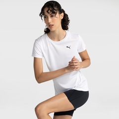 Camiseta Puma Ess Logo Poly Feminina - Foto 1