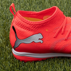 Chuteira Society Infantil PUMA Future 9 Match Mid - Foto 12