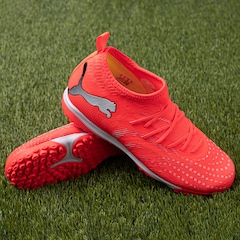 Chuteira Society Infantil PUMA Future 9 Match Mid - Foto 2