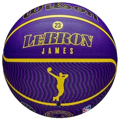 Bola de Basquete Wilson NBA Player Icon Outdoor LeBron - Foto 3