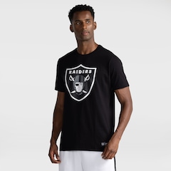 Camiseta NFL Licenciada Shield NF225 Raiders Masculina - Foto 1
