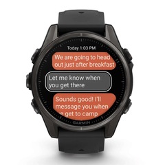 Monitor Cardíaco Garmin Fenix 8S Safira - Foto 13