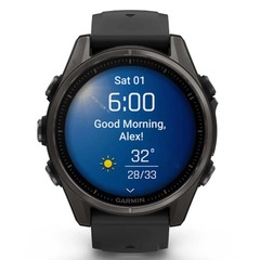 Monitor Cardíaco Garmin Fenix 8S Safira - Foto 7