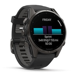 Monitor Cardíaco Garmin Fenix 8S Safira - Foto 2
