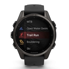 Monitor Cardíaco Garmin Fenix 8S Safira - Foto 10