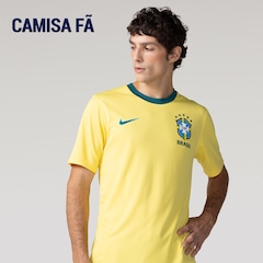 Camisa Brasil Nike I 2026/27 Fã Masculina - Foto 1
