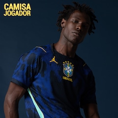 Camisa Brasil Nike Jordan II 2026/27 Jogador Masculina - Foto 1