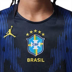 Camisa Brasil Nike Jordan II 2026/27 Torcedor Pro Infantil - Foto 5