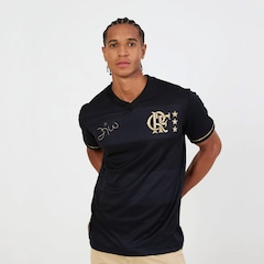Camiseta Flamengo Volta Zico Braziline Masculina - Foto 1