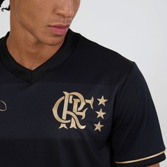 Camiseta Flamengo Volta Zico Braziline Masculina - Foto 3
