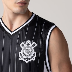 Camiseta Regata do Corinthians Recorte Coimbra Masculina - Foto 6