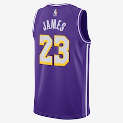 Camiseta Regata Nike Los Angeles Lakers Dri-FIT Swingman Jersey Statement 2025 - Masculina - Foto 2