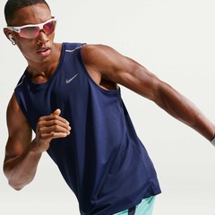 Camiseta Regata Dri-FIT Nike Miler Masculina - Foto 4