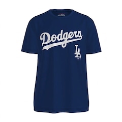 Camiseta Fanatics MLB Los Angeles Dodgers Wordmark Masculina - Foto 1
