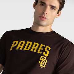 Camiseta Fanatics Major League Baseball Wordmark Print San Diego Padres Masculina - Foto 4