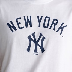 Camiseta Fanatics Major League Baseball Wordmark Print New York Yankees Masculina - Foto 4