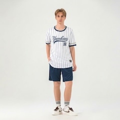 Camiseta Fanatics Major League Baseball Team Embroidery New York Yankees Infantil - Foto 1