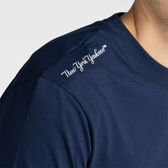 Camiseta Fanatics Major League Baseball Textured Print New York Yankees Masculina - Foto 6