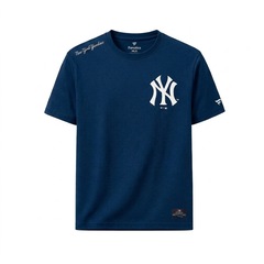 Camiseta Fanatics Major League Baseball Textured Print New York Yankees Infantil - Foto 1